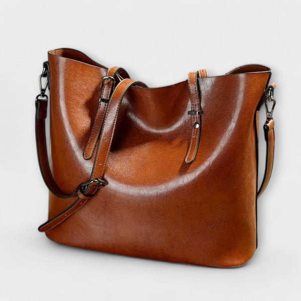Tove | Vintage leren schoudertas voor dames