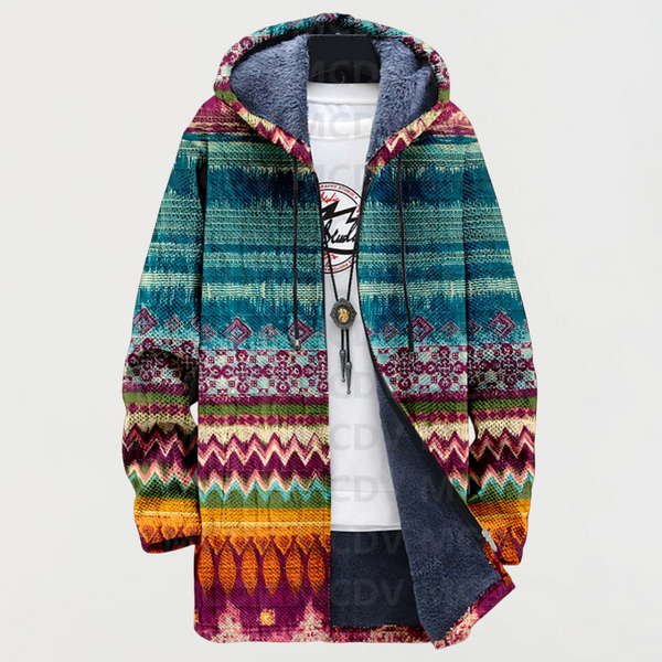 Clara – Jas met etnisch patroon