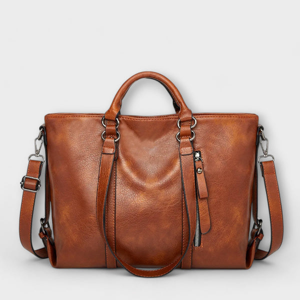 Magnolia | Grote leren shopper voor dames