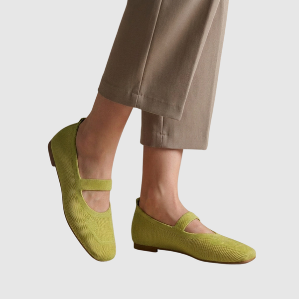 Ballerina's | Gebreide Mesh Mary Jane, Comfort de Hele Dag