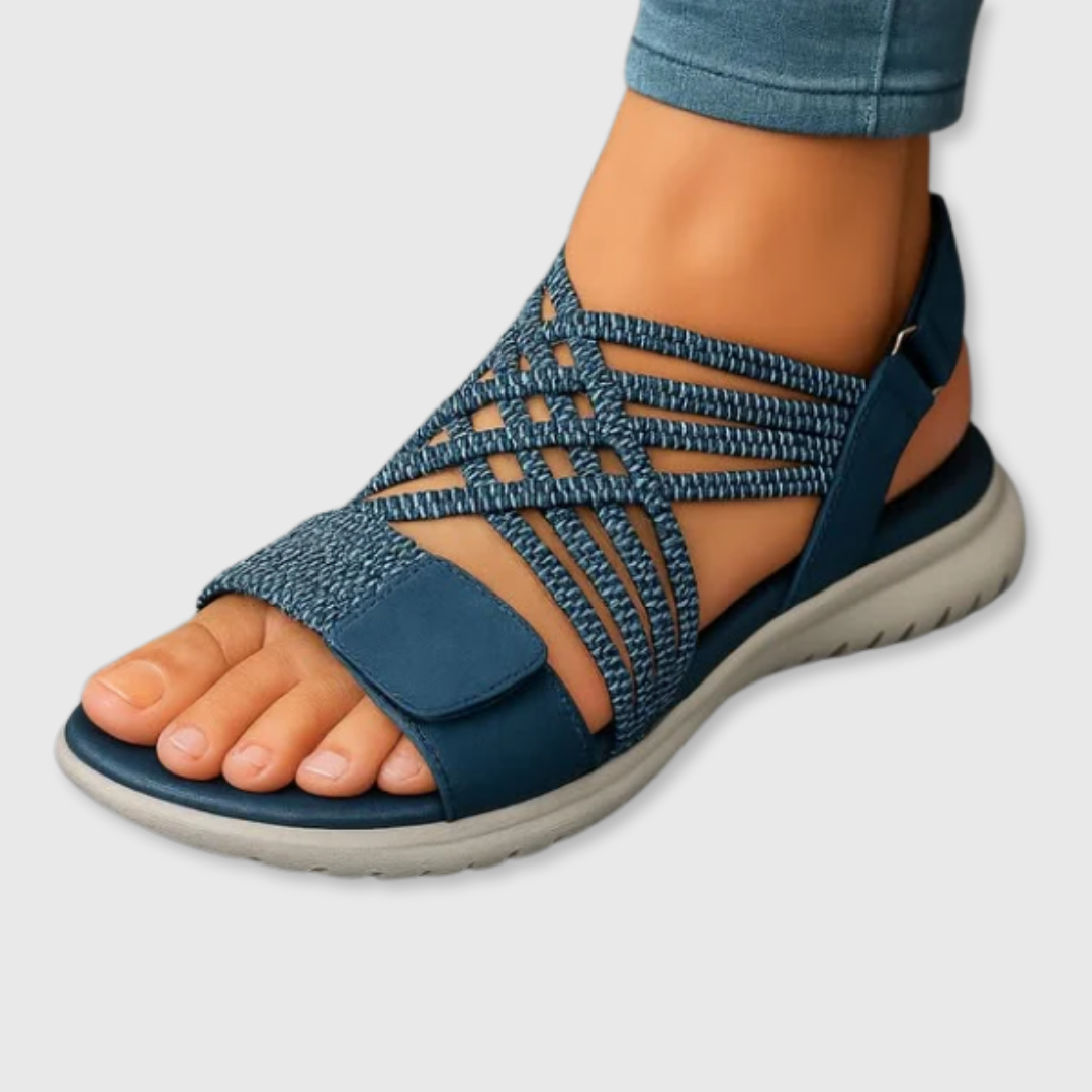 Monique orthopedische sandalen – blauw