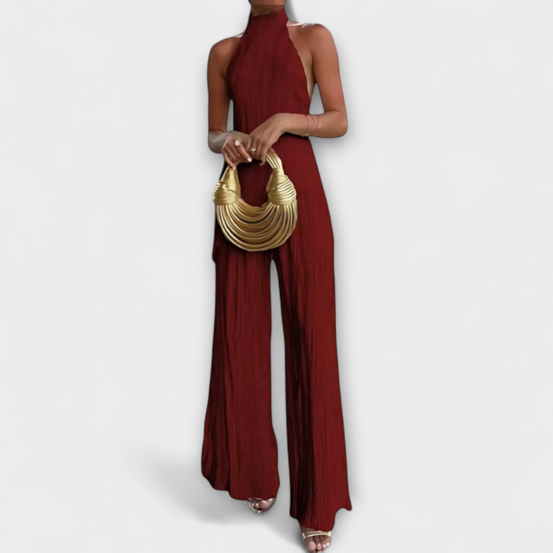 Pilarica - Elegante geplisseerde asymmetrische set