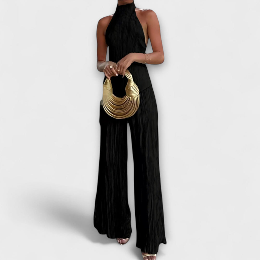 Pilarica - Elegante geplisseerde asymmetrische set