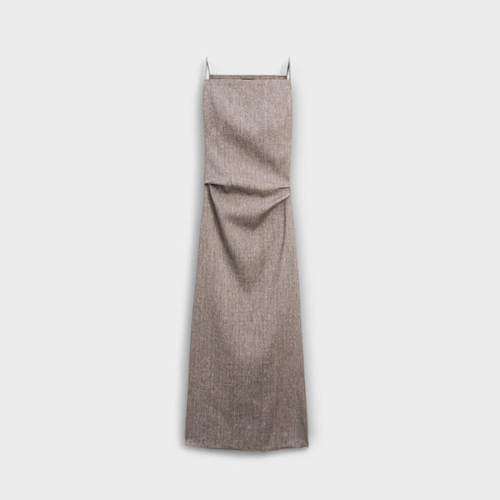 Clara - Vloeiende Maxidress van Linnenmix