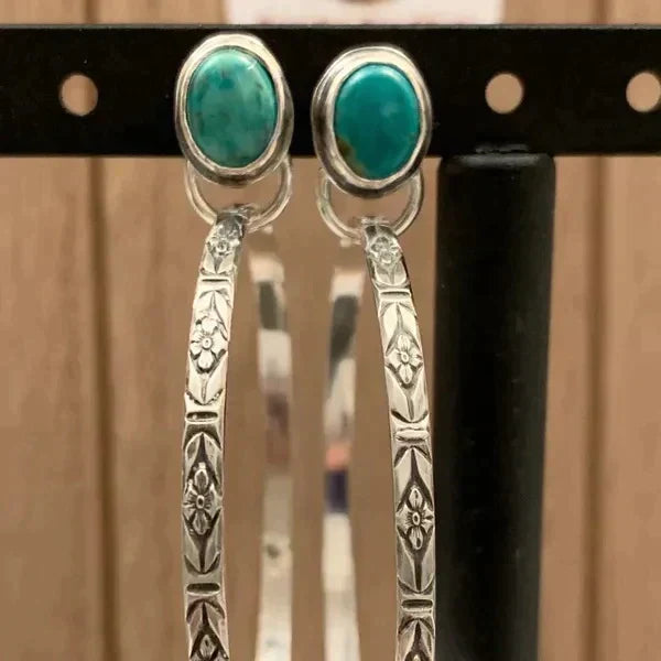 Boho-Vintage-Onyx-Oorbellen