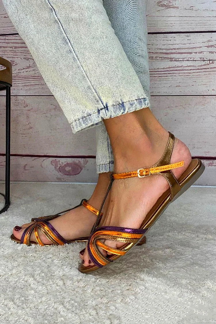 Viviana sandalen in mediterrane kleuren – afbeelding 4