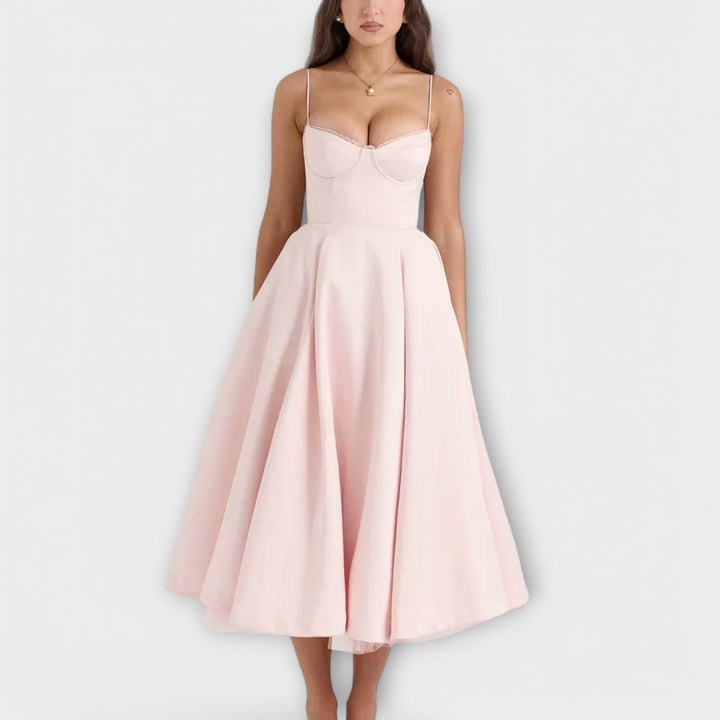 Mélie – Licht zomerjurk met corsetdetail