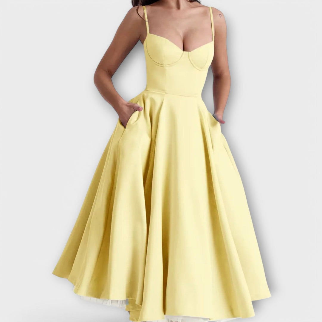 Mélie – Licht zomerjurk met corsetdetail