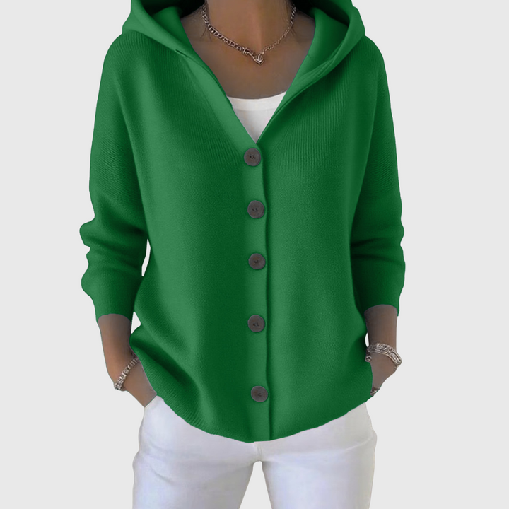 Pippa | Cardigan met kap en knopen voor dames