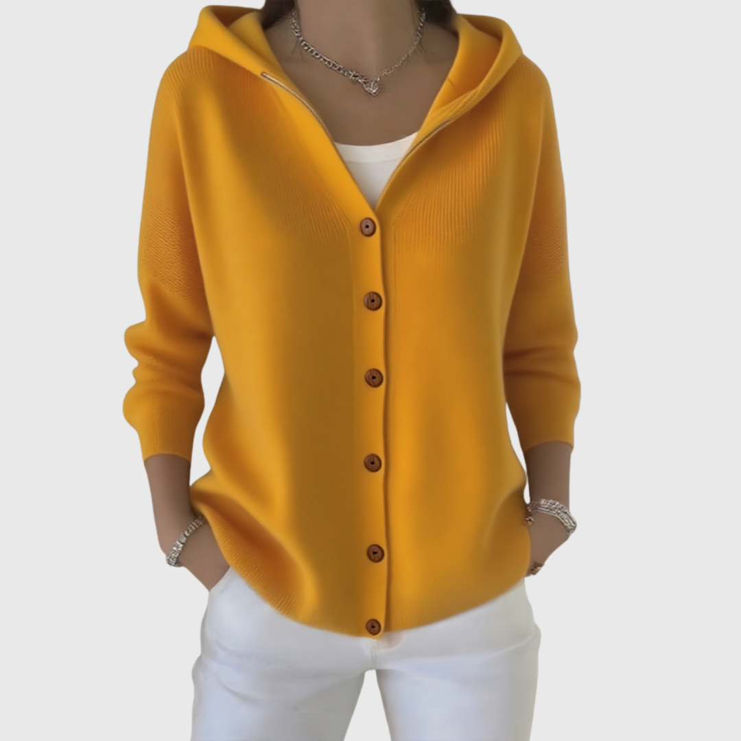 Pippa | Cardigan met kap en knopen voor dames