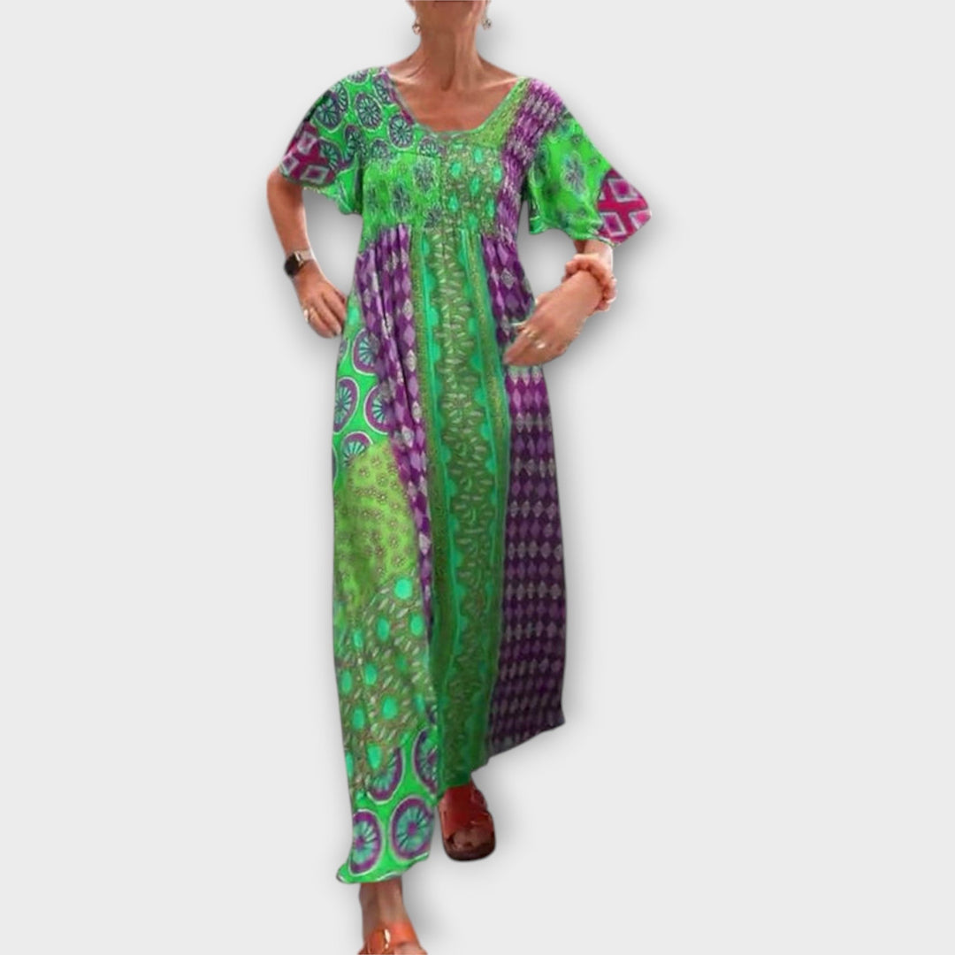 Melania - Levendige Boho-jurk
