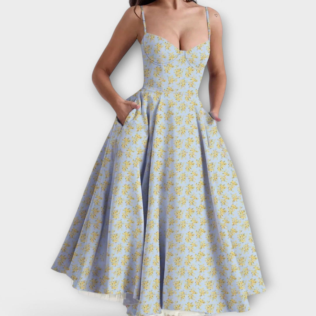 Mélie – Licht zomerjurk met corsetdetail