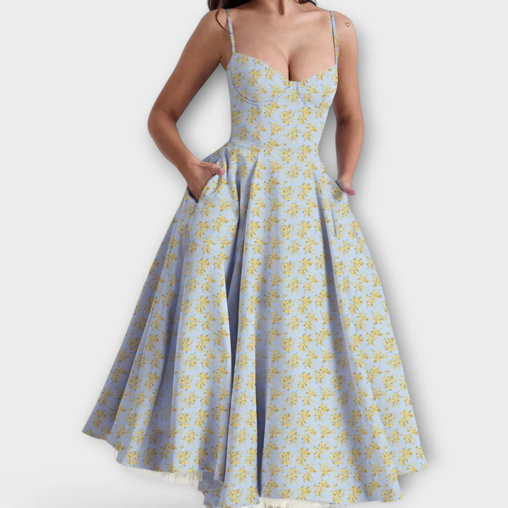 Mélie – Licht zomerjurk met corsetdetail