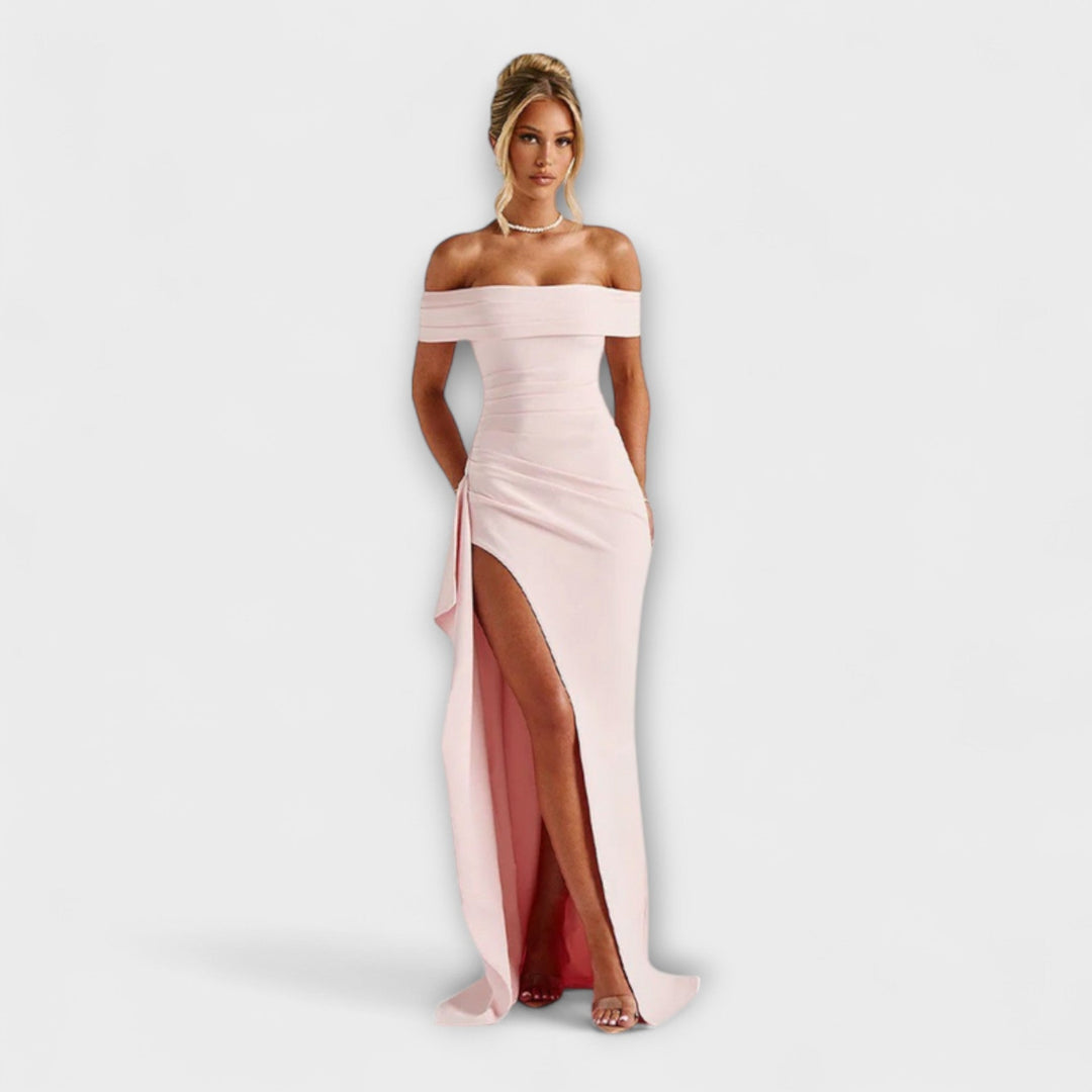 Gretchen - Gegraveerde Maxi Jurk