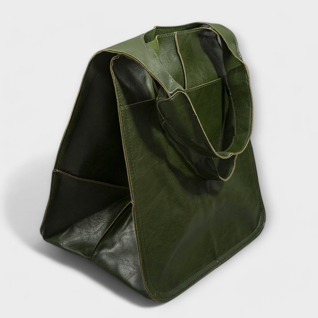 Urania | Oversized leren weekendtas voor dames