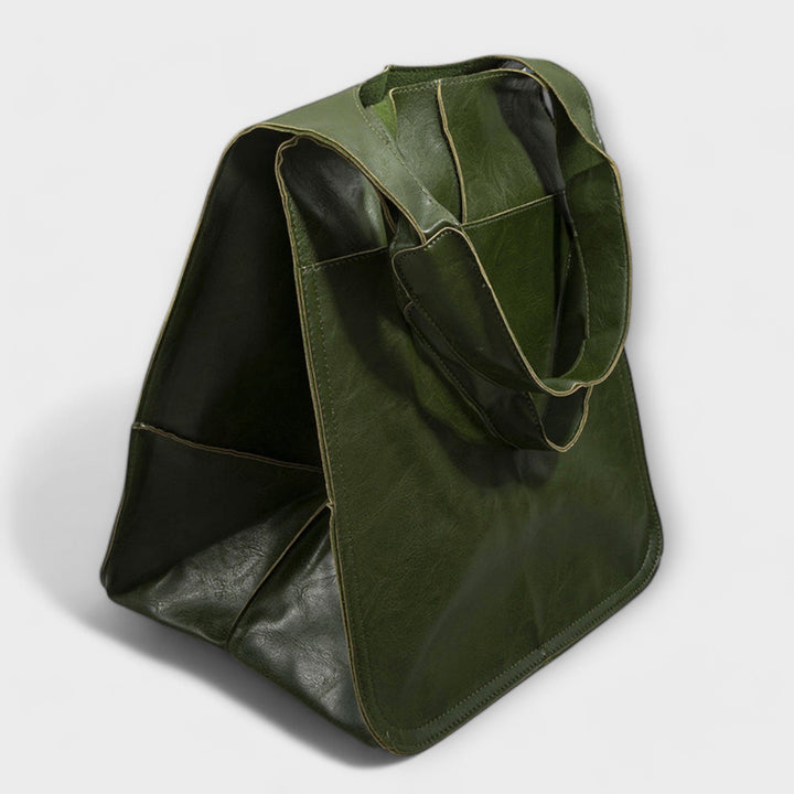 Urania | Oversized leren weekendtas voor dames
