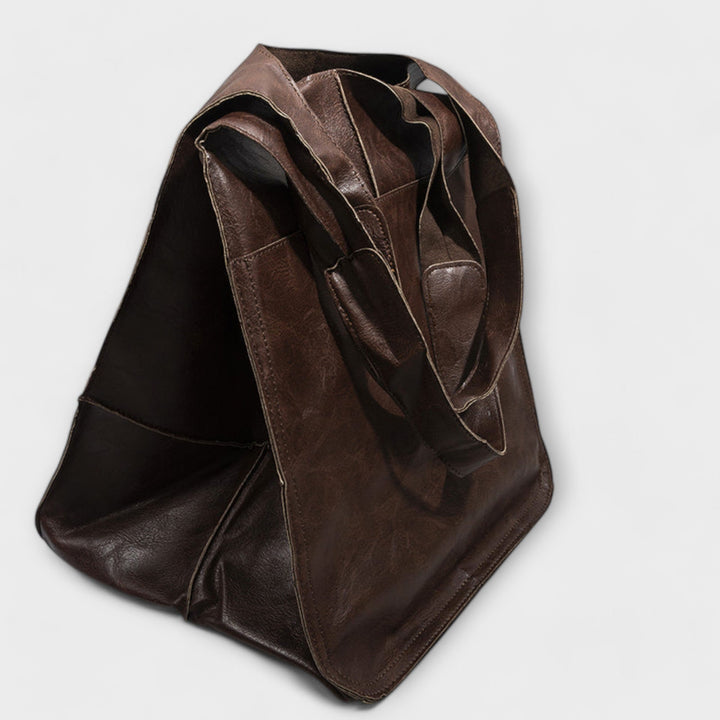 Urania | Oversized leren weekendtas voor dames