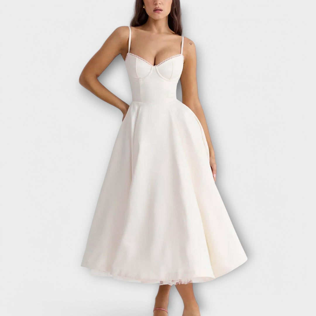Mélie – Licht zomerjurk met corsetdetail