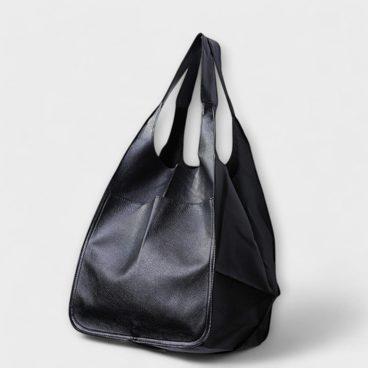 Urania | Oversized leren weekendtas voor dames