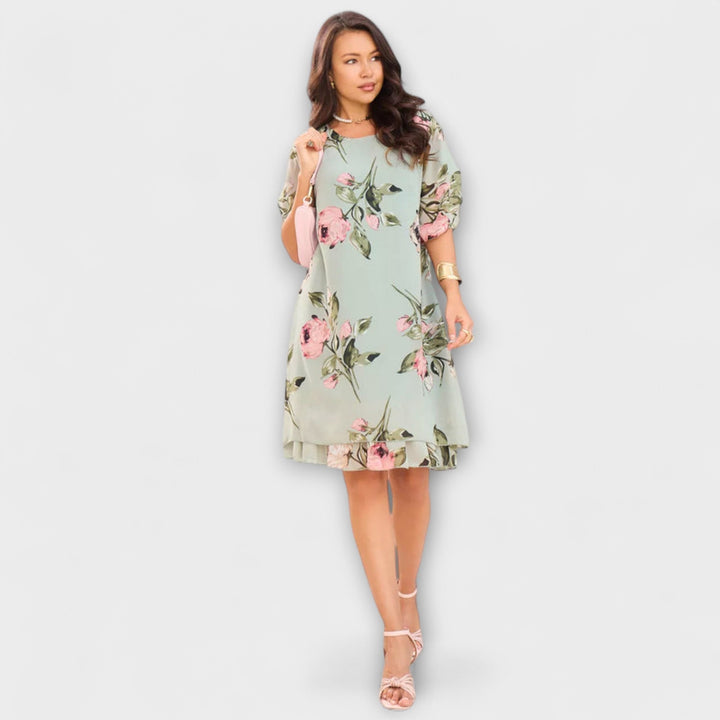 Melin - Elegante Chiffonjurk
