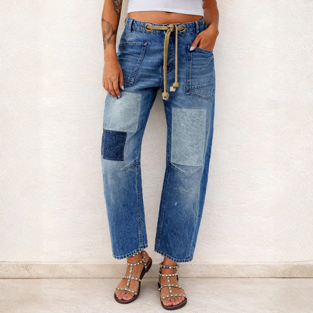 Margarida - Patchwork Katoenen Jeans