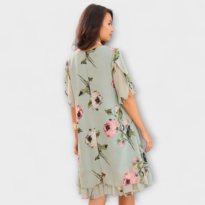 Melin - Elegante Chiffonjurk