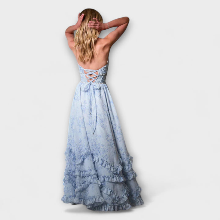 Luzie - Chic Lange Vloeiende Jurk