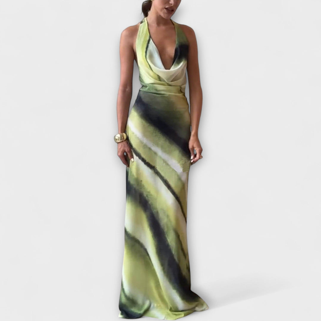 Klassiek Tie-Dye Gradient Maxi Jurk