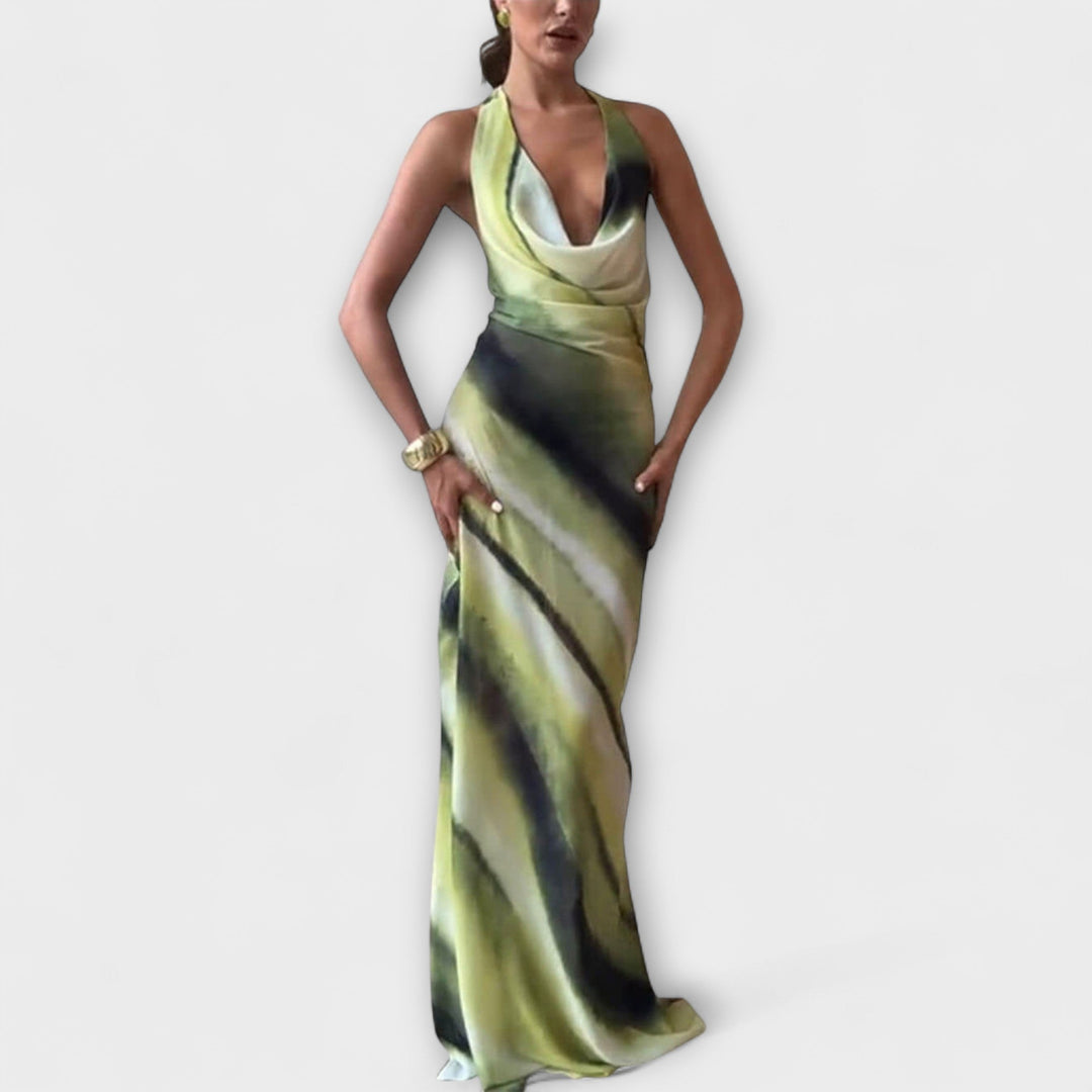 Klassiek Tie-Dye Gradient Maxi Jurk