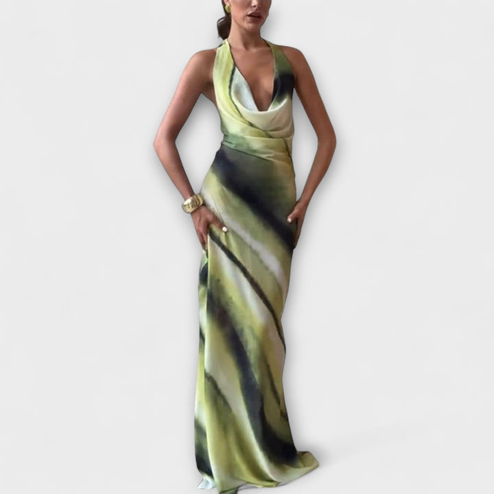 Klassiek Tie-Dye Gradient Maxi Jurk