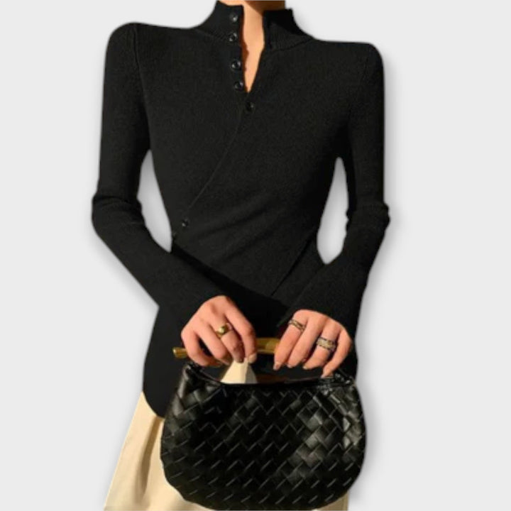 Michiko – Elegante Slim Fit Pullover