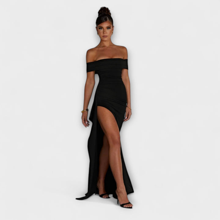 Gretchen - Gegraveerde Maxi Jurk