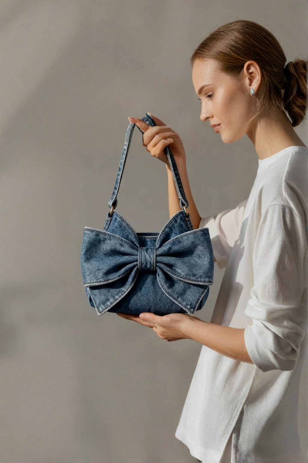 Anita - Retro Tas met Strik
