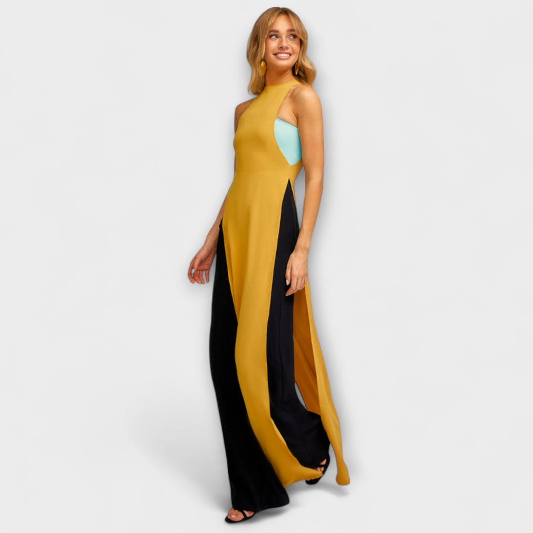 Kimberly - Donker Turkse Jumpsuit
