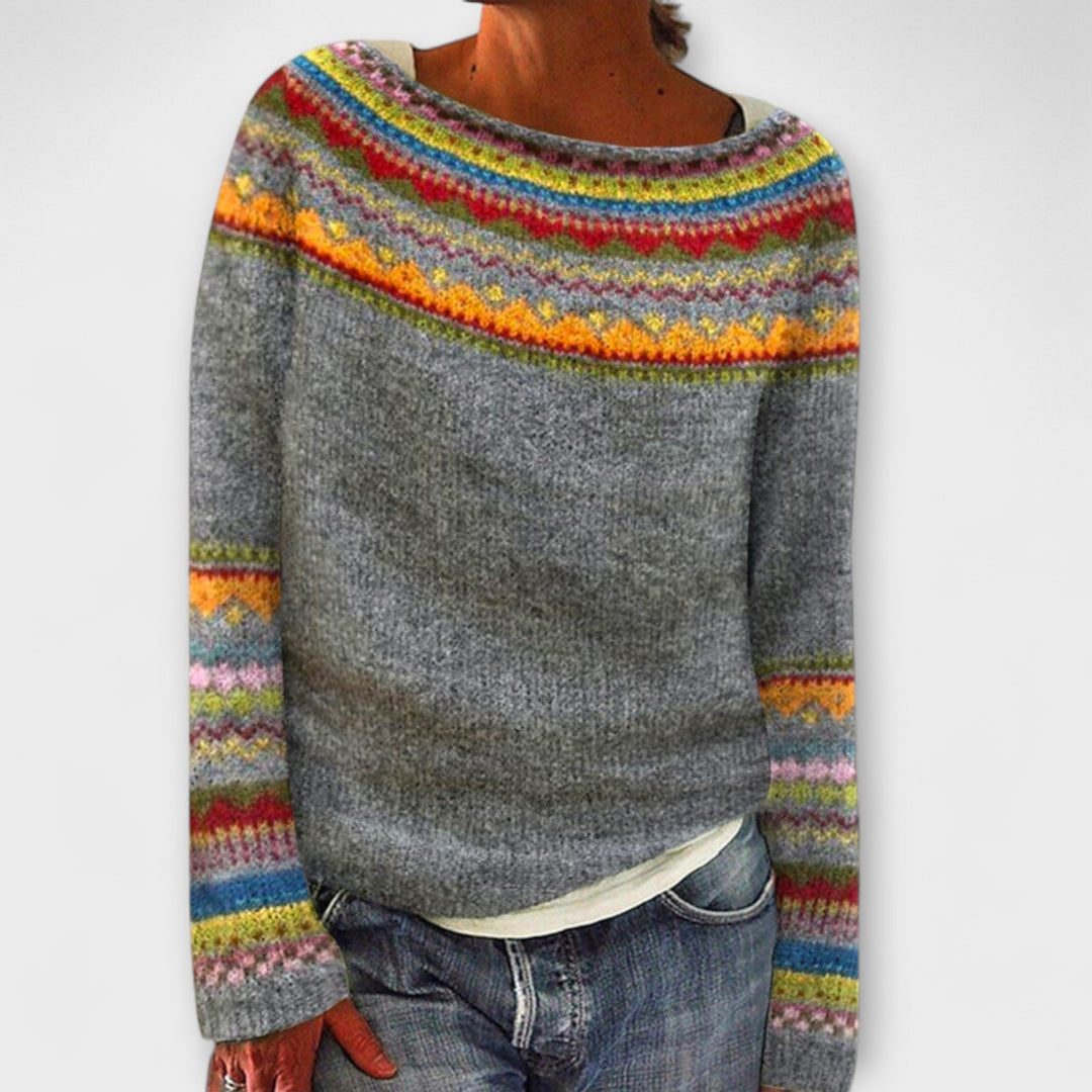 Kirra - Dames Retro-Trui