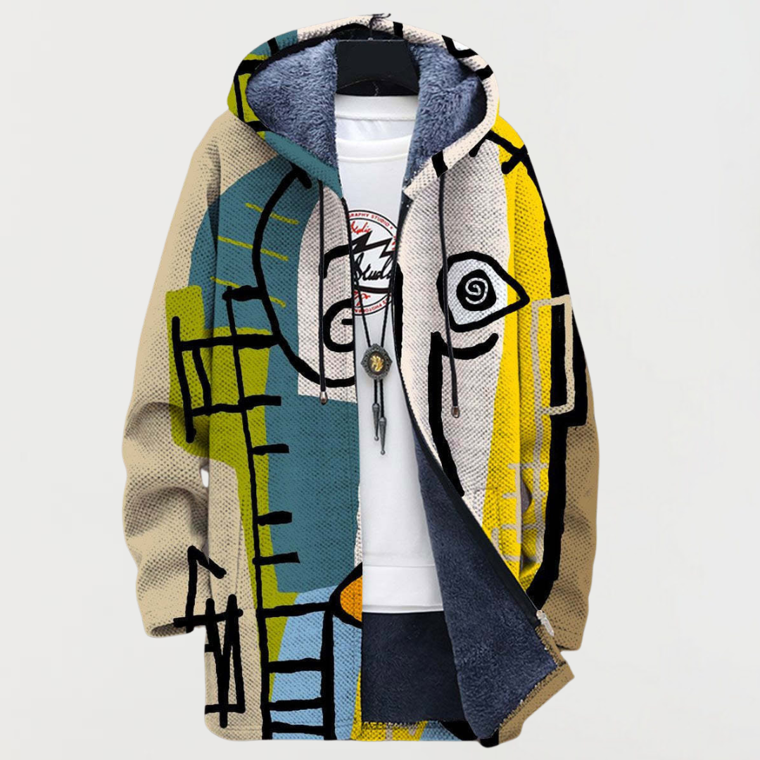 Ida – Jas met abstract patroon
