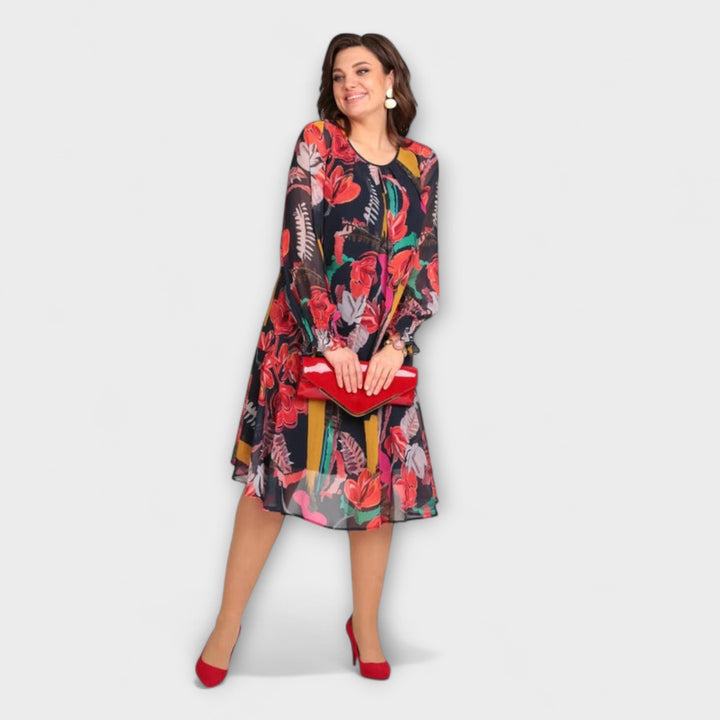 Caroline - Elegante Plus-Size-Jurk voor ultiem comfort