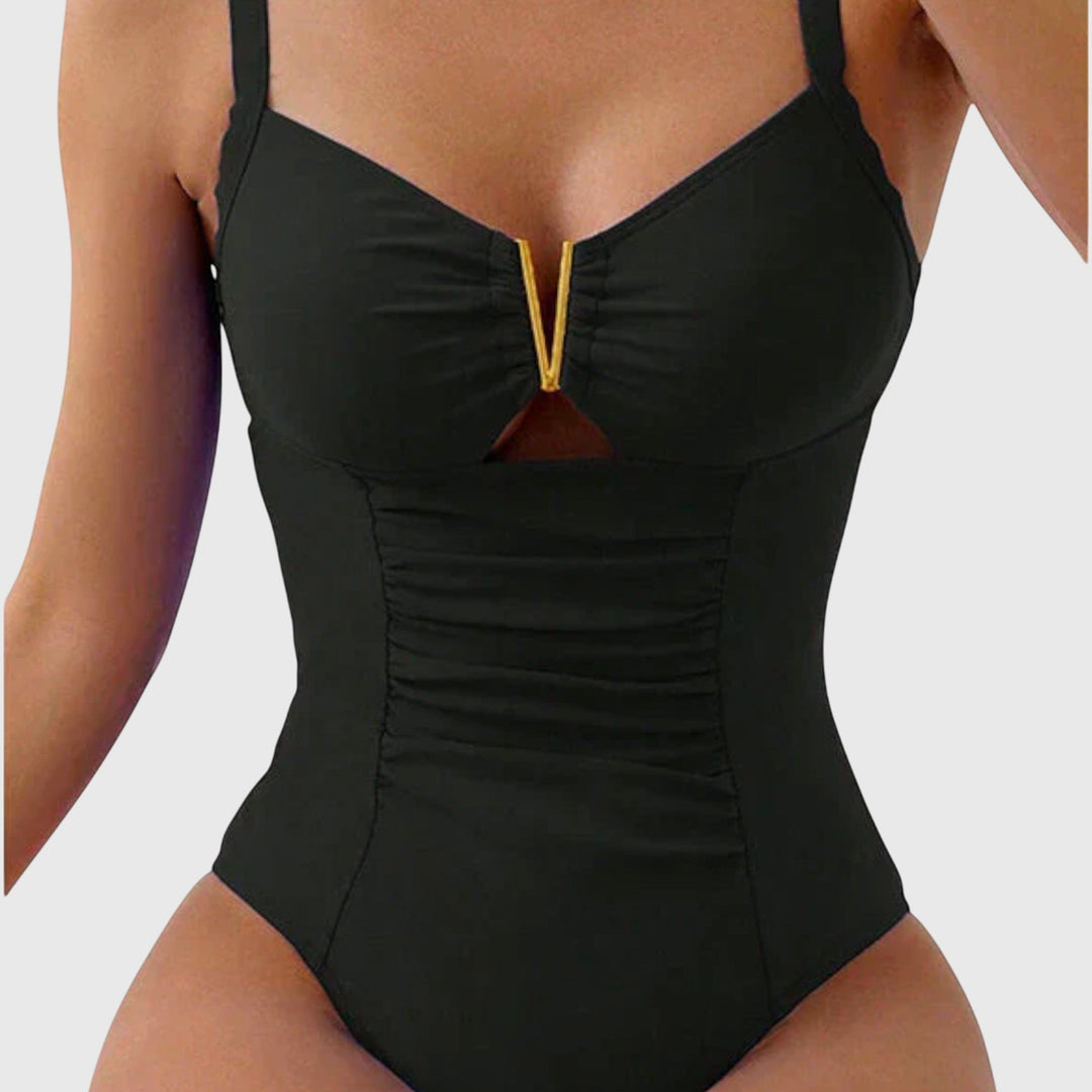 Bregje - Badpak met V-hals