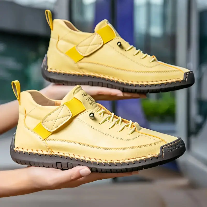 Alceste | Canvas sneakers met veters en siernaden voor dames
