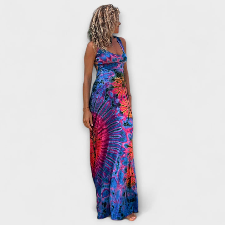 Ronja - La Bamba Tie-Dye Print Maxikleed