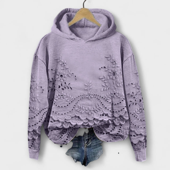 Grace – Vintage Hoodie Met Bloemenprint