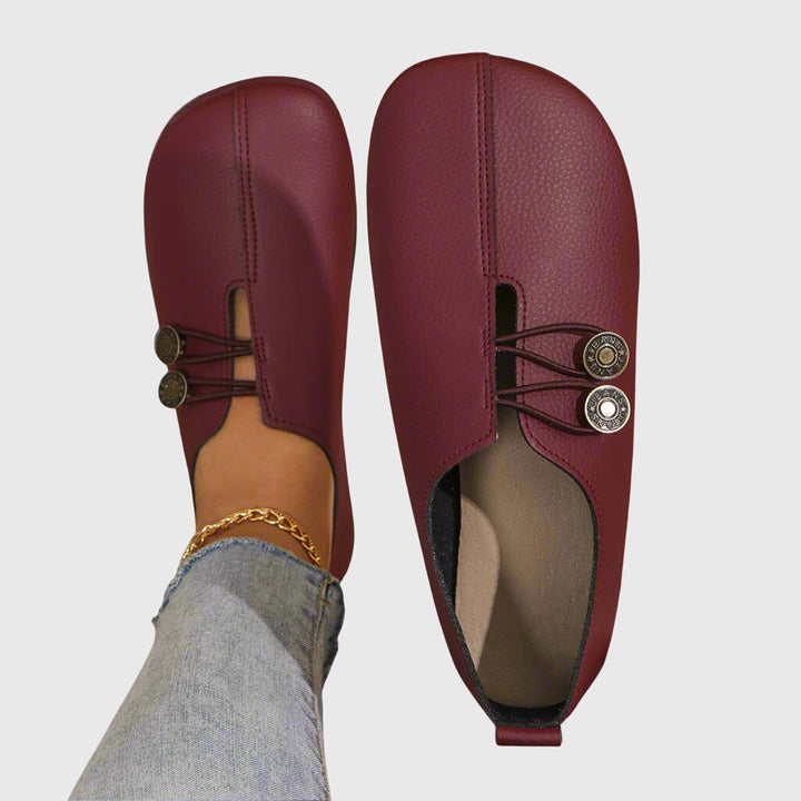 Josephine | Suède veterbottines met sierknopen voor dames