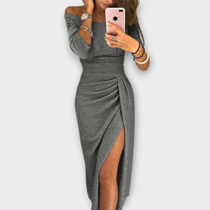 Lena - Elegante Off-Shoulder Jurk