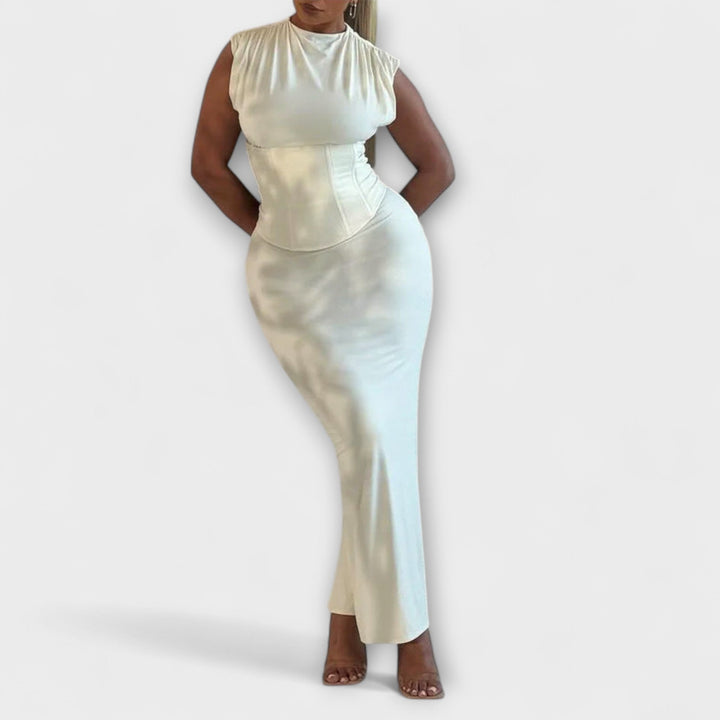 Vesper - Strapless Korset Maxikleed