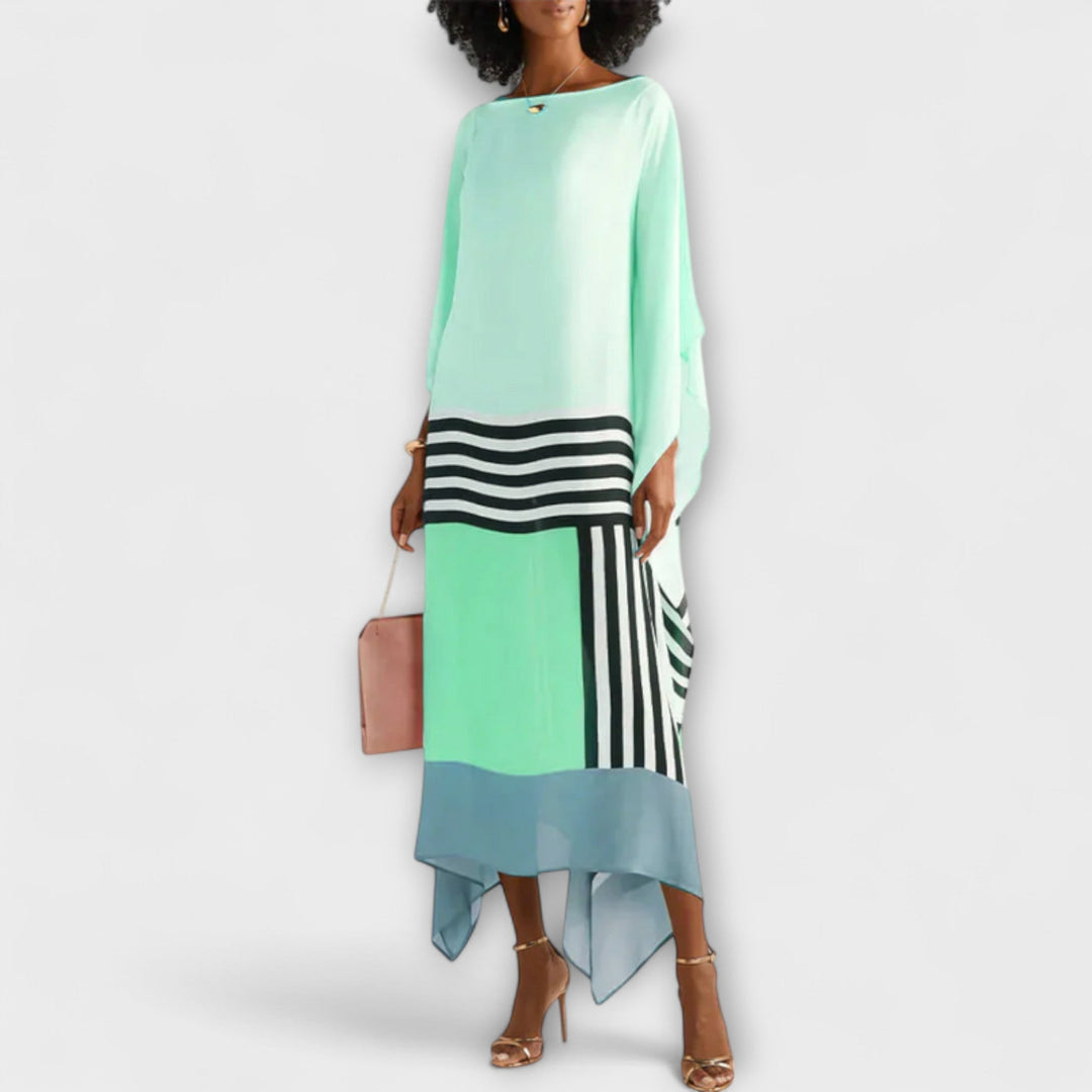 Elenora - Locker gesneden geometrische kaftan