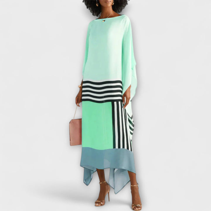 Elenora - Locker gesneden geometrische kaftan