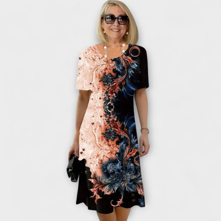 Barbara - Zomerbloemenbries Jurk
