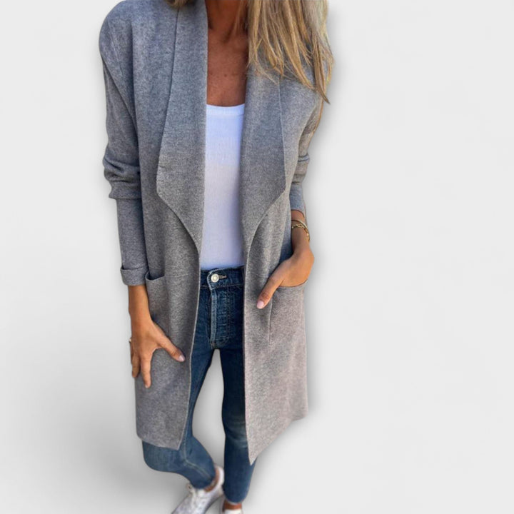 Eliane - Elegante Longline-Cardigan