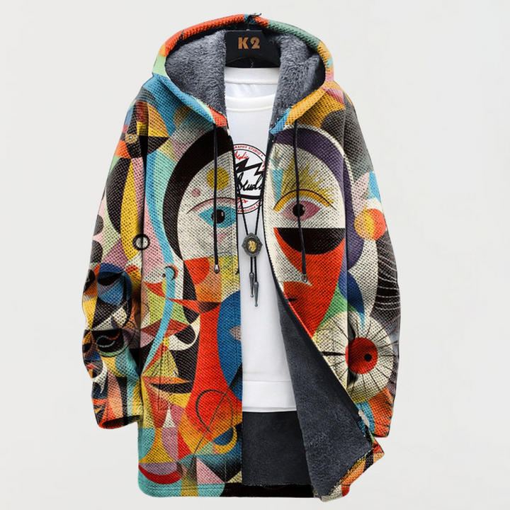 Ida – Jas met abstract patroon