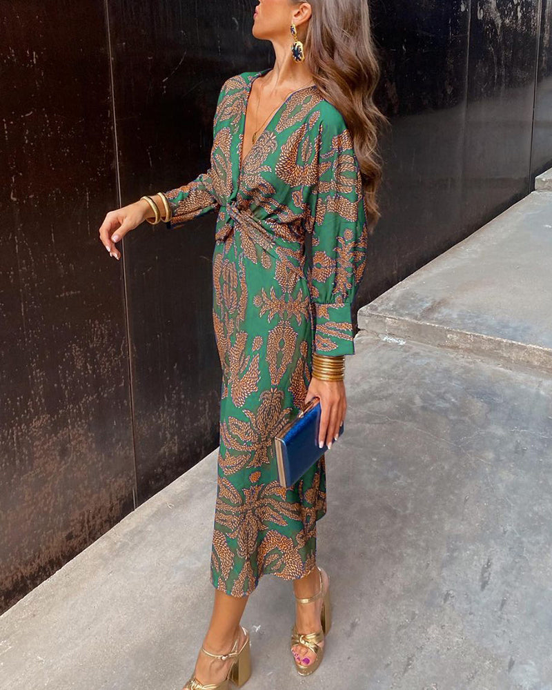 Sabrina - Midi-jurk met elegantie